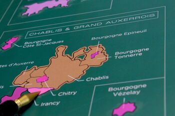 Carte des vins à gratter - Bourgogne 5