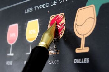 Carte des vins à gratter - Rhône 7