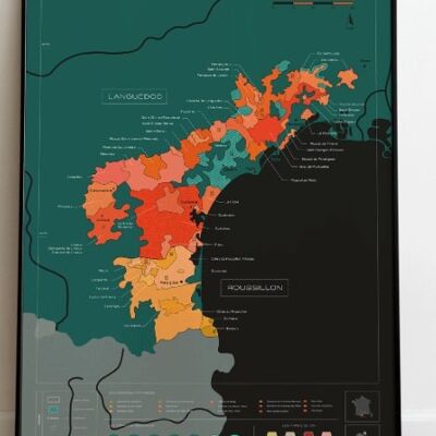 Scratch off wine list - Languedoc