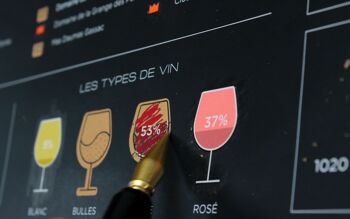 Carte des vins à gratter - Languedoc 7