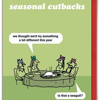 Seagull Cutbacks Christmas Card