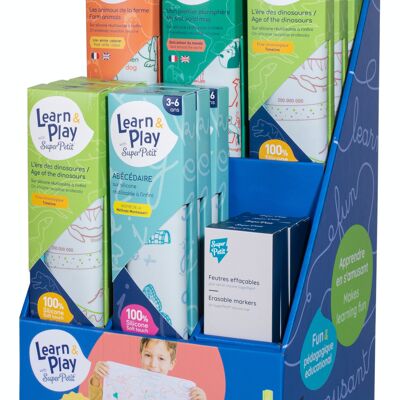 SUMMER PACK: LEARN & PLAY 25 sets + 10 boxes of fine markers