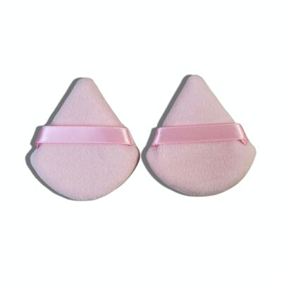 YOSMO Triangle Puff Makeup Sponge - mezclador de maquillaje - paquete de 2 piezas