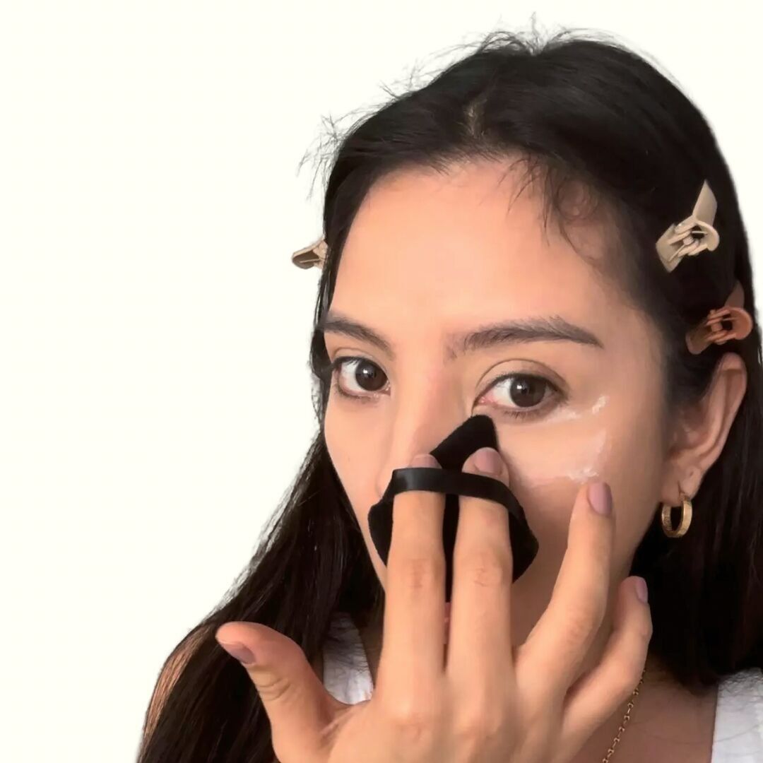 YOSMO Powder Puff Triangle Makeup Sponge for Precision Blending