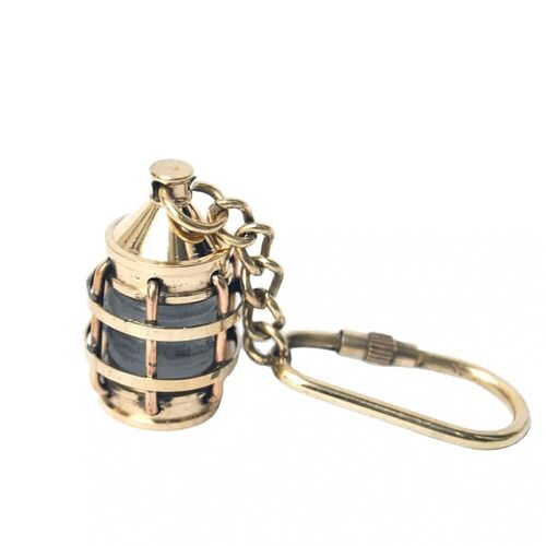 Brass Anchor Lamp Keychain