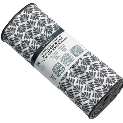 Eris Gray Reusable Paper Towel 23 x 23