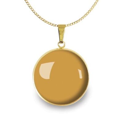 Gold stainless steel surgical chain necklace - Flash Honey