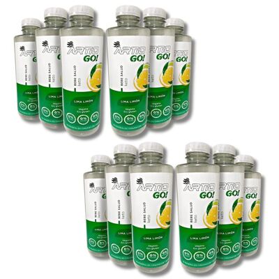 Bevanda isotonica Artio GO! Limone Lime | Confezione da 12x500ml