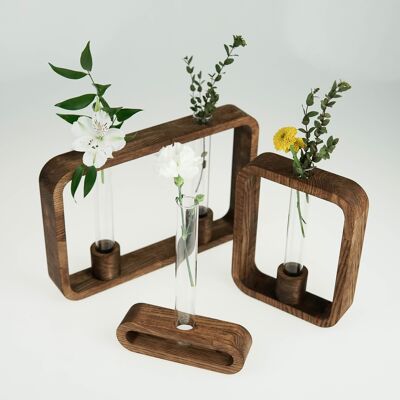 Vase en bois moderne 3 tailles