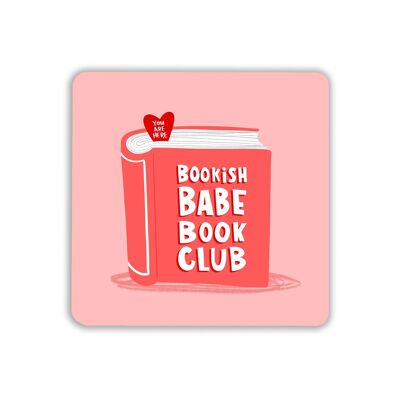 Confezione da 6 sottobicchieri Bookish Babe Book Club