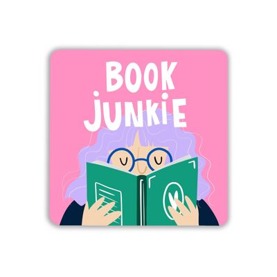 Book Junkie Coaster Lot de 6
