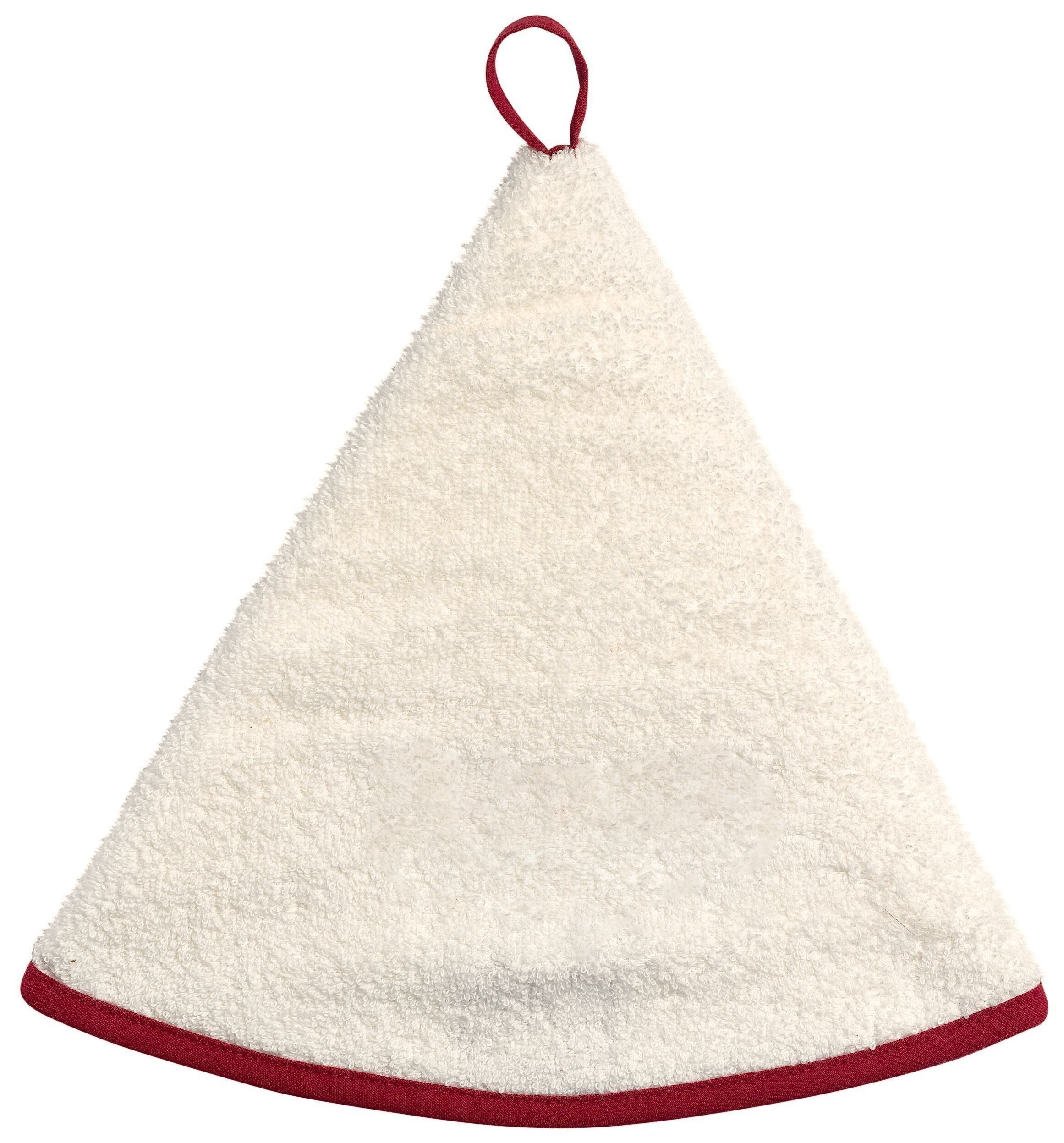 Asciugamano tondo avorio écru Diametro 60