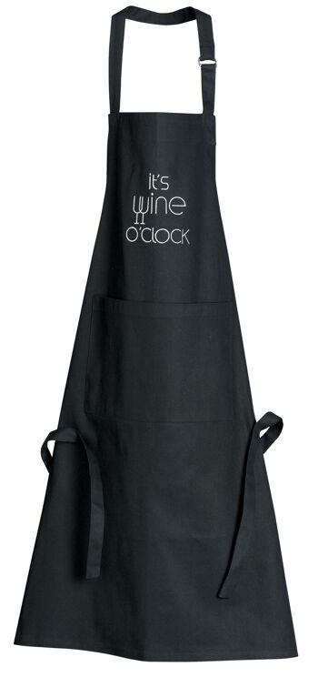 Tablier de cuisine Wine Noir 90 x 75