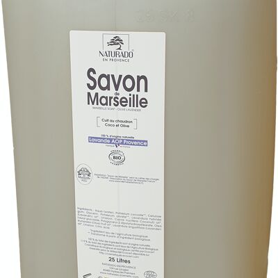 Vrac jerrycan 25 litres Savon Liquide Extra Pur BIO Ecocert