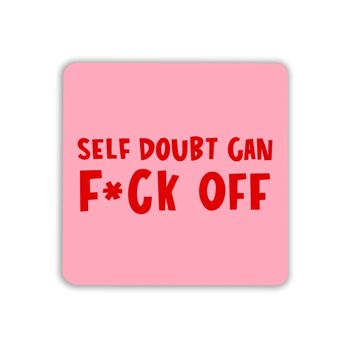 Lot de 6 sous-verres Self Doubt 1