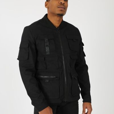 multi-pocket men's jacket E55