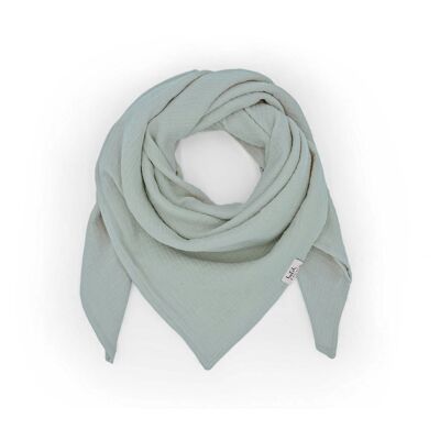 Bandana en mousseline pour tout-petits • Aigue-marine