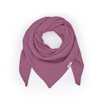 Baby muslin scarf • Berry