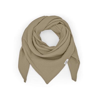Baby muslin scarf • Taupe