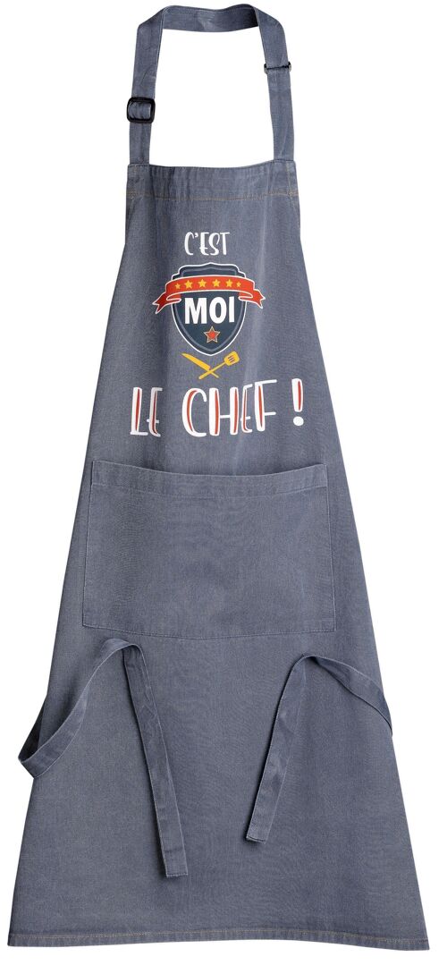 Tablier de cuisine Le chef Jeans 90 x 72