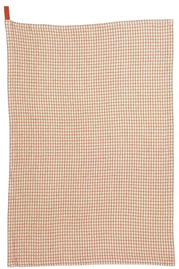 Torchon nid d'abeilles bicolore Mumba Marmelade 50 x 70