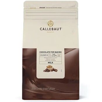 CALLEBAUT - CHUNKS Lait - Morceaux choc. Lait (25,8 % cacao) - 2,5 kg 1