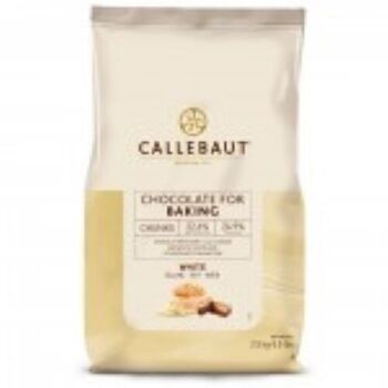 CALLEBAUT - CHUNKS Blanc - Morceaux choc. Blanc (22,5 % cacao) - 2.5 Kg 1