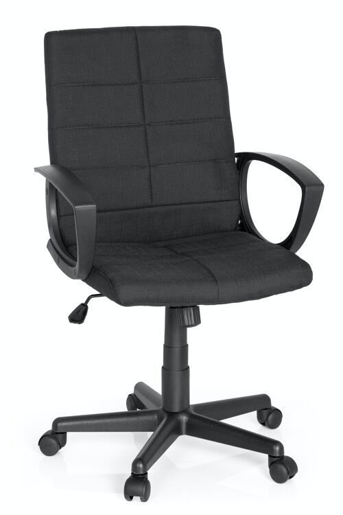 Bürostuhl / Drehstuhl STARTEC CL300 ergonomischer Schreibtischstuhl, Stoff, Schwarz
