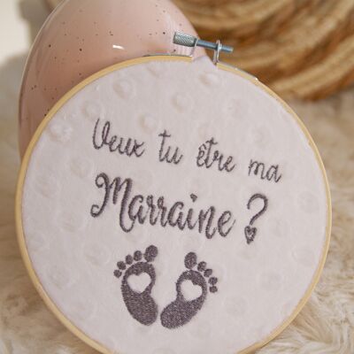 Decorative embroidery hoop