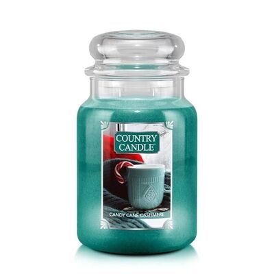 Candy Cane Cashmere Large scented candle