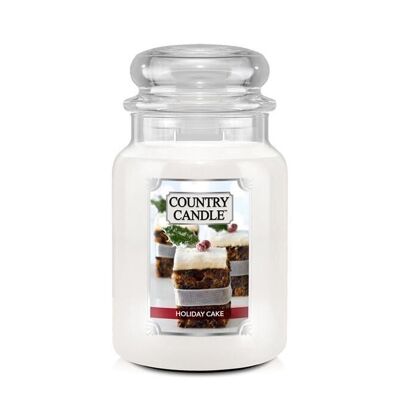 Scented candle Holiday Cake Large