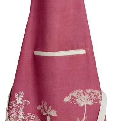 Organic kitchen apron Evaos Orchid 72 x 85