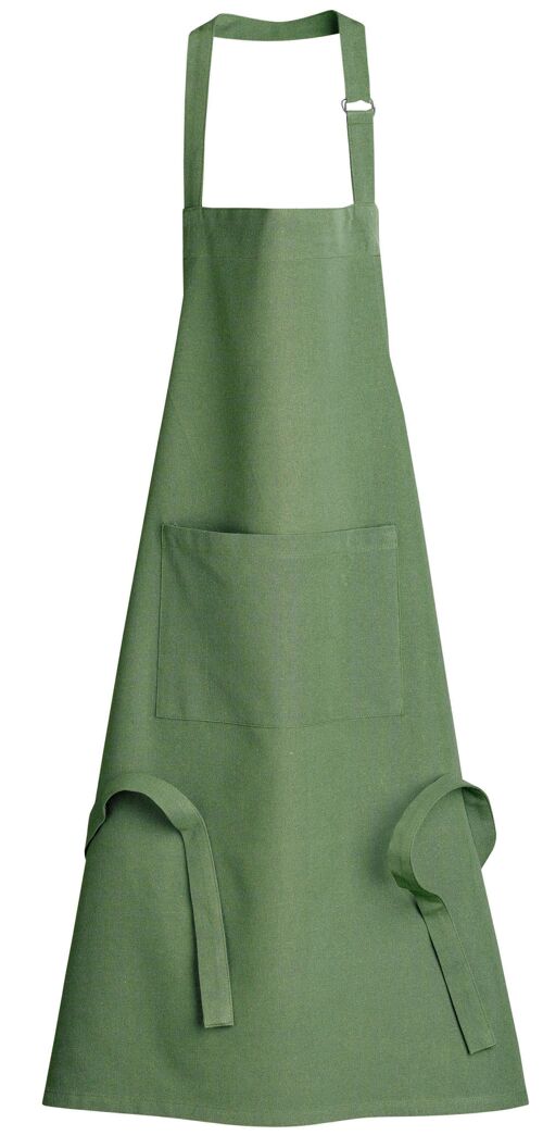 Tablier de cuisine recyclé Dario Vert 85 x 72