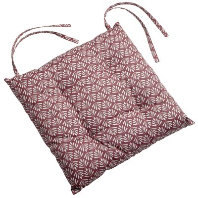 Pompei Orchid coated chair cushion 40 x 40 x 4 cm