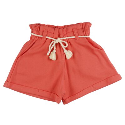 Short casual fille corail SORDENITA