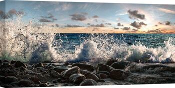 Peinture de la mer, impression sur toile : Pangea Images, Onda, Point Reyes, Californie 2