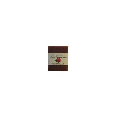 Savon artisanal 100 g Rose de Damas Safran