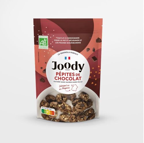 Granola Pépites de Chocolat - sans gluten, Bio, vegan (300g)