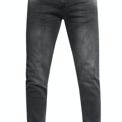 Jeanshose Anthracite Used "MELVIN" Stretch Slim Fit NOOS Herren-Jeans-Hose 5-Pocket Business Pants 12224-1