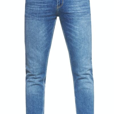 Jeanshose Blue Used "MELVIN" Stretch Slim Fit NOOS Herren-Jeans-Hose 5-Pocket Business Pants 12224-5