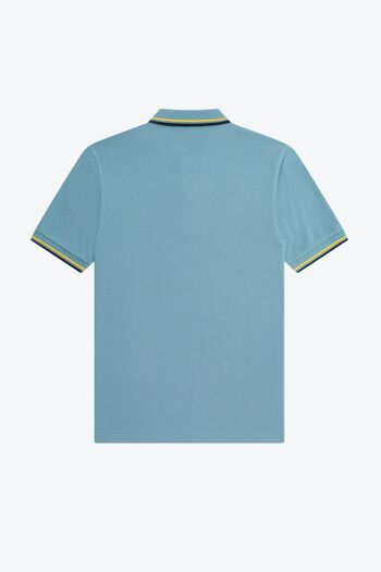 TWIN TIPPED FRED PERRY SHIRT-ABLUE/GHOUR/NVY 3