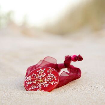 Bracelet fleur d'anis rouge 3