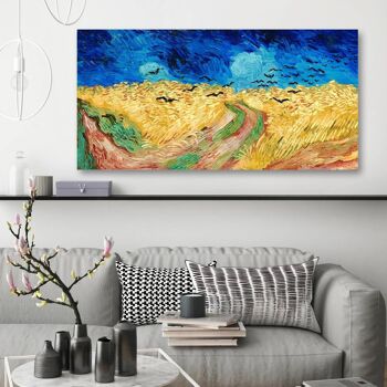 Vincent van Gogh Museum Quality Canvas Wheatfield with Crows 3