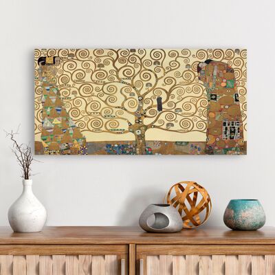 Gustav Klimt, El árbol de la vida, impresión en lienzo con calidad de museo