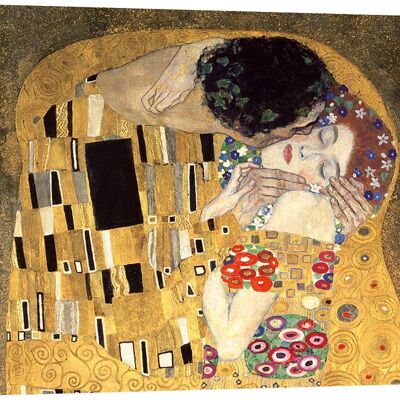 Lienzo de calidad del museo Gustav Klimt, El beso