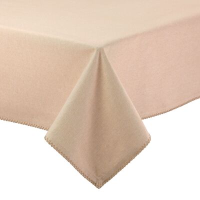 Nappe recyclée Delia Naturel 170 x 170