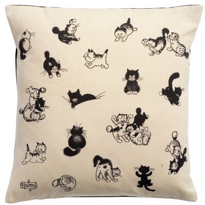 Dubout Cushion Kittens Ecru 45 x 45 - 1531090000
