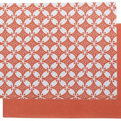 Fatou coated placemat recycled Red 33 x 48 - 1618036000