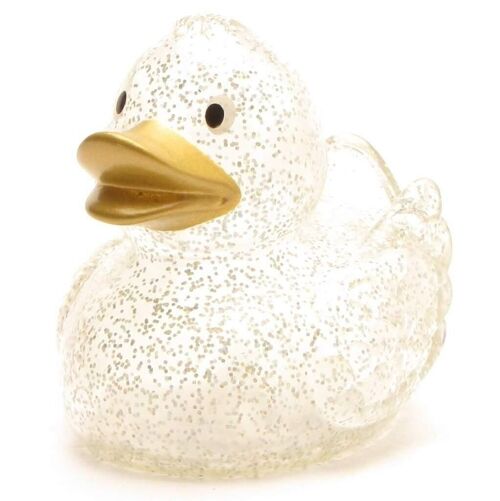 Badeente Glitzer gold - Gummiente