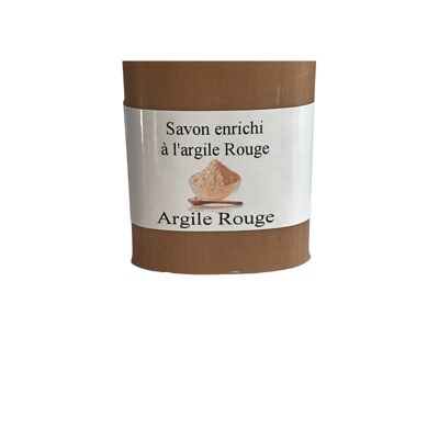 Savon artisanal 110 g Argile Rouge